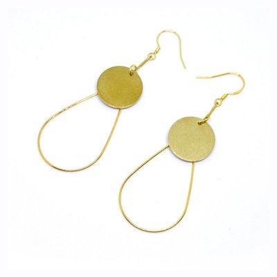 Golden Swing- 925 golden hook, copper, unique, handmade, Hong Kong, fashion accessories