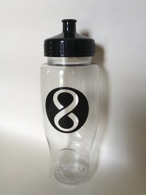 "8" Clear Water Bottle