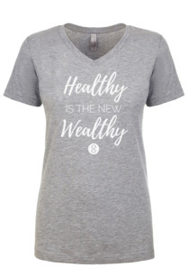 Healthy/Wealthy V-neck