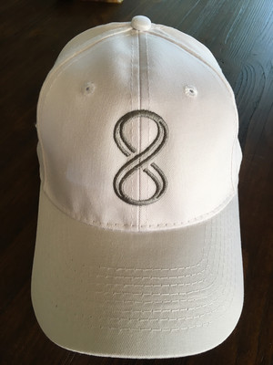 "8" Hat - White