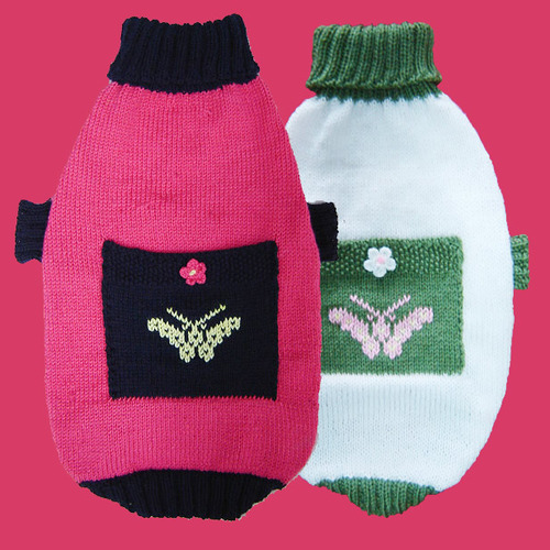 Chaleco/Sweater Tejido a mano para Bulldog Ingles
