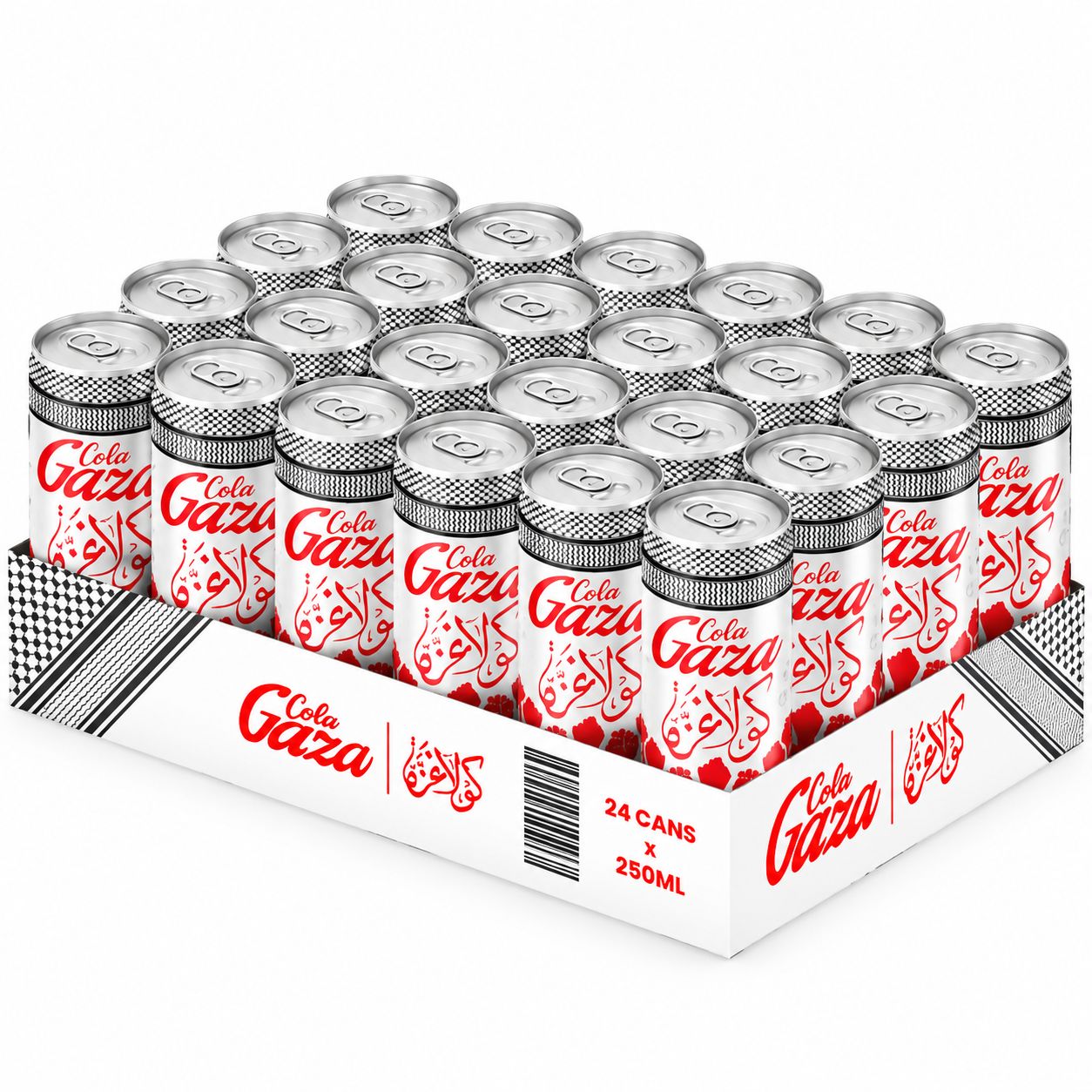 Gaza Cola Sugar Free Case (24 x 250mL Cans)