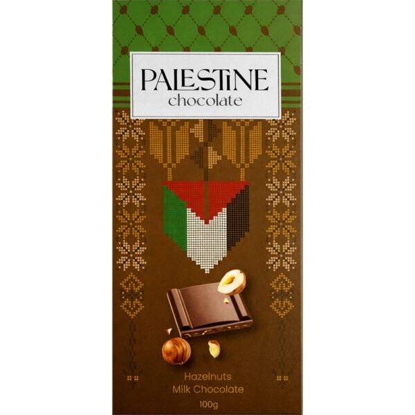 Palestine Chocolate - Milk Chocolate with Hazelnut 100g