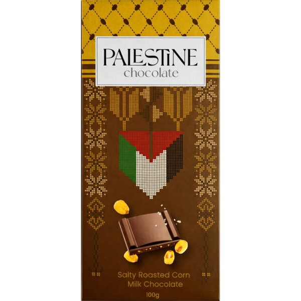 Palestine Chocolate - Milk Chocolate with Roasted Corn 100g