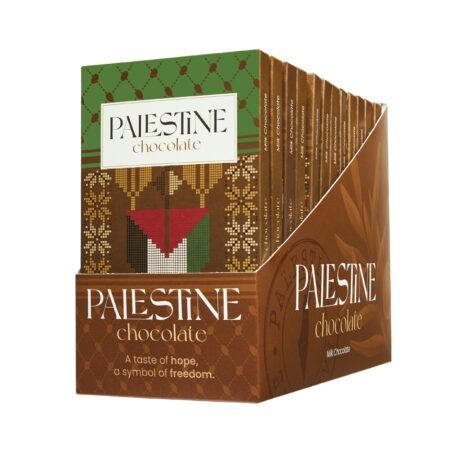 Palestine Chocolate - Milk Chocolate with Hazelnut 100gx12Pk