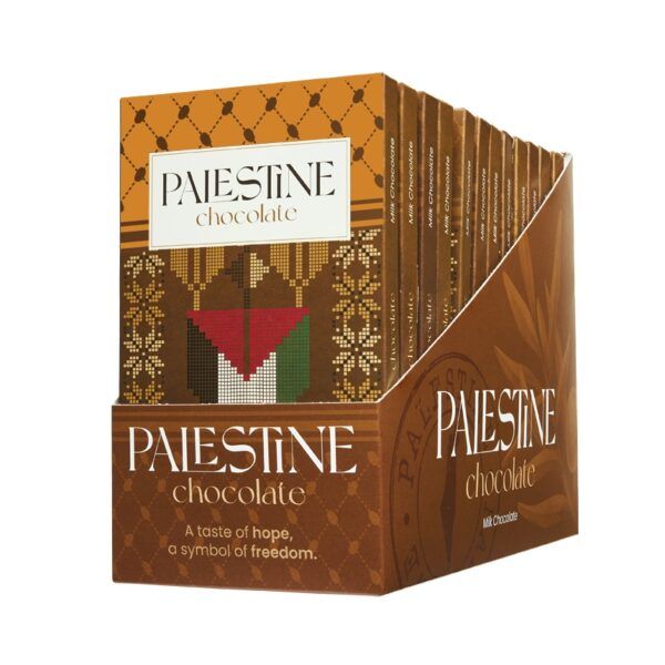 Palestine Chocolate - Caramel &amp; Sea Salt Milk 100gx12Pk