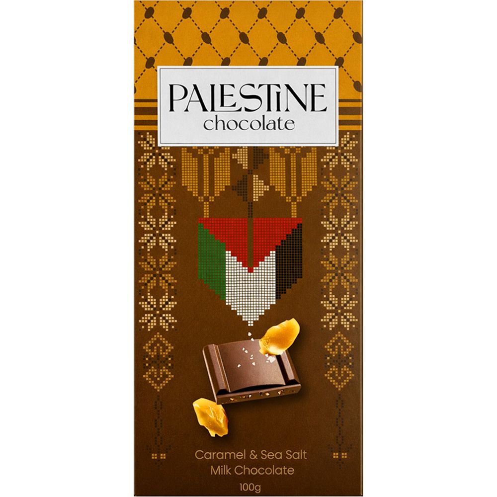 Palestine Chocolate - Caramel &amp; Sea Salt Milk 100g