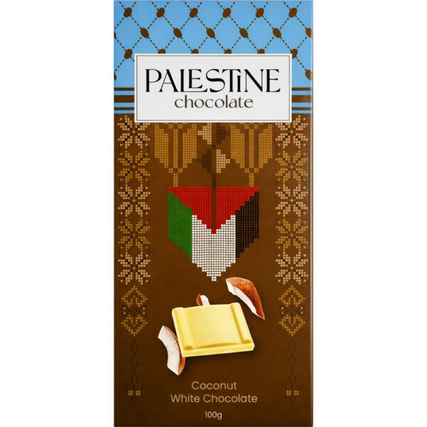 Palestine Chocolate - White Chocolate with Coconut 100g