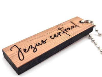 Sleutelhanger, Jezus centraal, klein cadeau, uitdeel cadeautjes, evangeliseren, weggeven