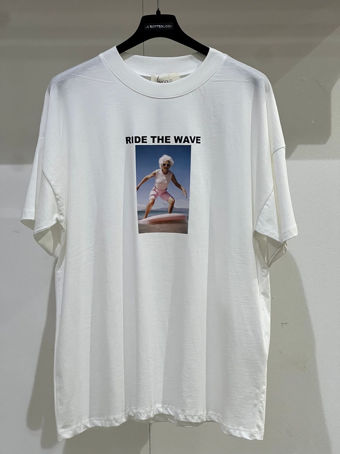 T-Shirt Vicolo "Ride the wave" TAGLIA UNICA