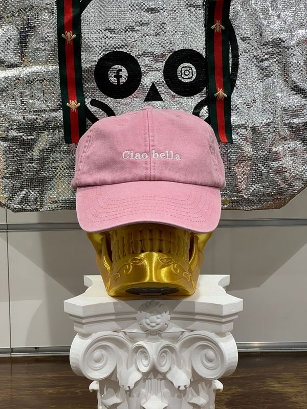 Cappellino Vicolo "Ciao Bella" rosa