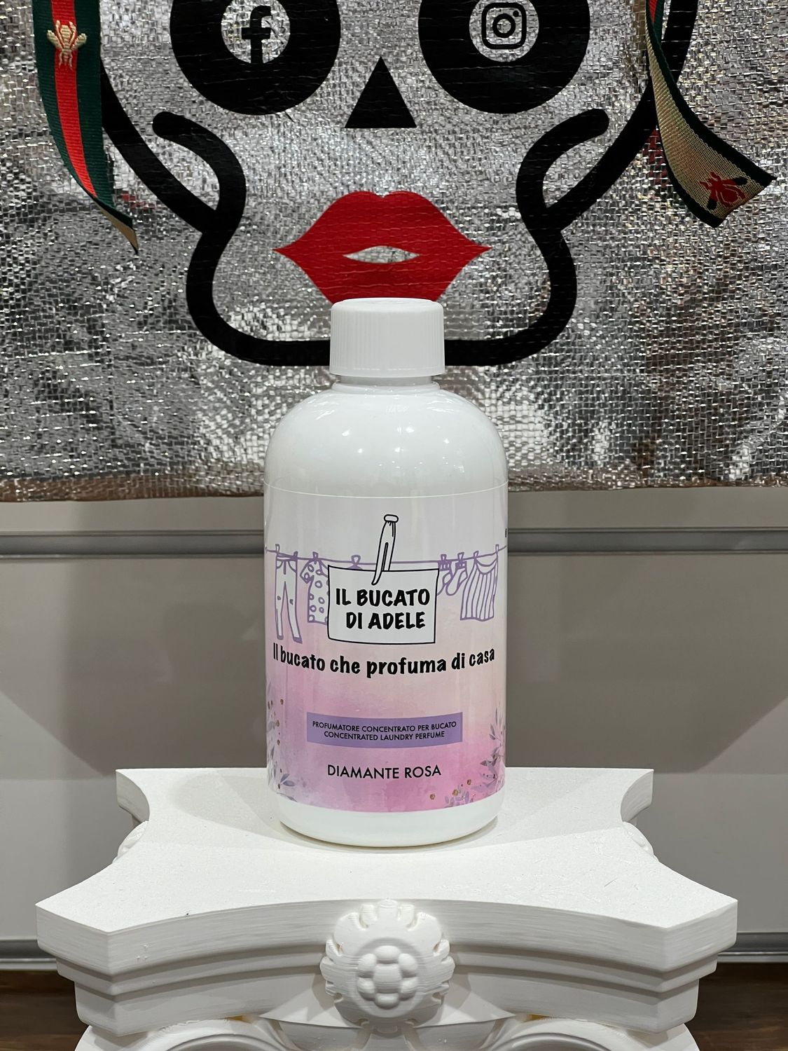 Il Bucato di Adele - Profumatore concentrato per bucato "diamante rosa" (500 ml)