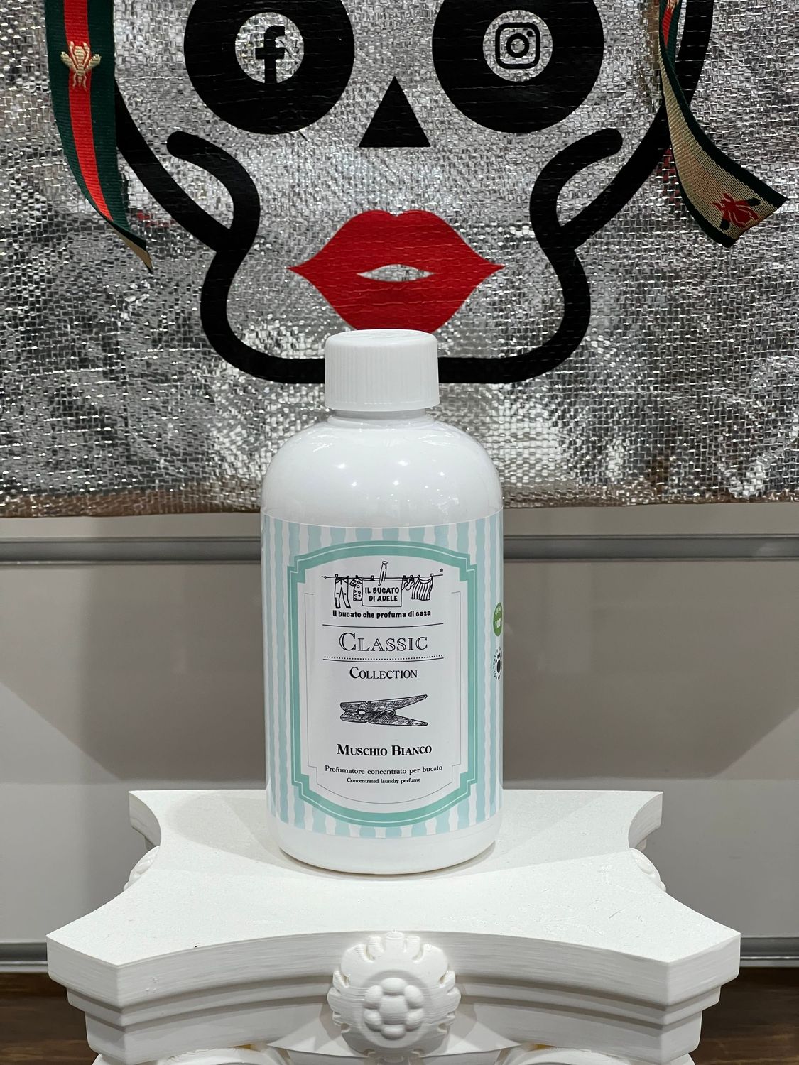Il Bucato di Adele - Profumatore concentrato per bucato "muschio bianco" (500 ml)