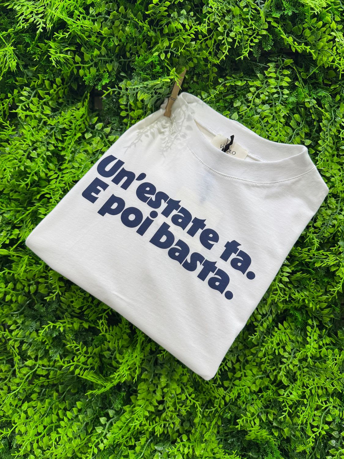 T-Shirt Vicolo "Un'estate fa. E poi basta" TAGLIA UNICA