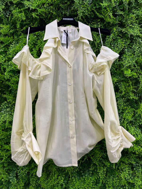 Camicia Vicolo gialla TAGLIA UNICA Camicia Vicolo gialla TAGLIA UNICA