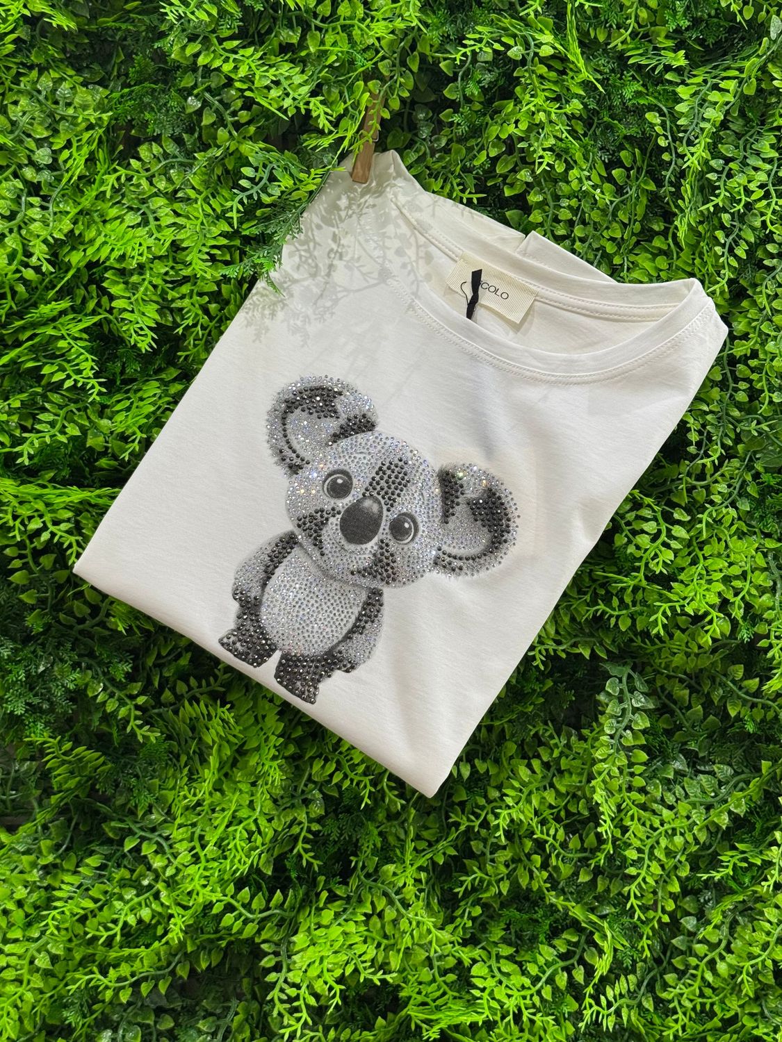 T-Shirt Vicolo "Koala glitterato" TAGLIA UNICA