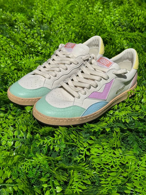 Sneaker 4B12 PLAYNEW Bianco Rainbow Sneaker 4B12 PLAYNEW Bianco Rainbow
