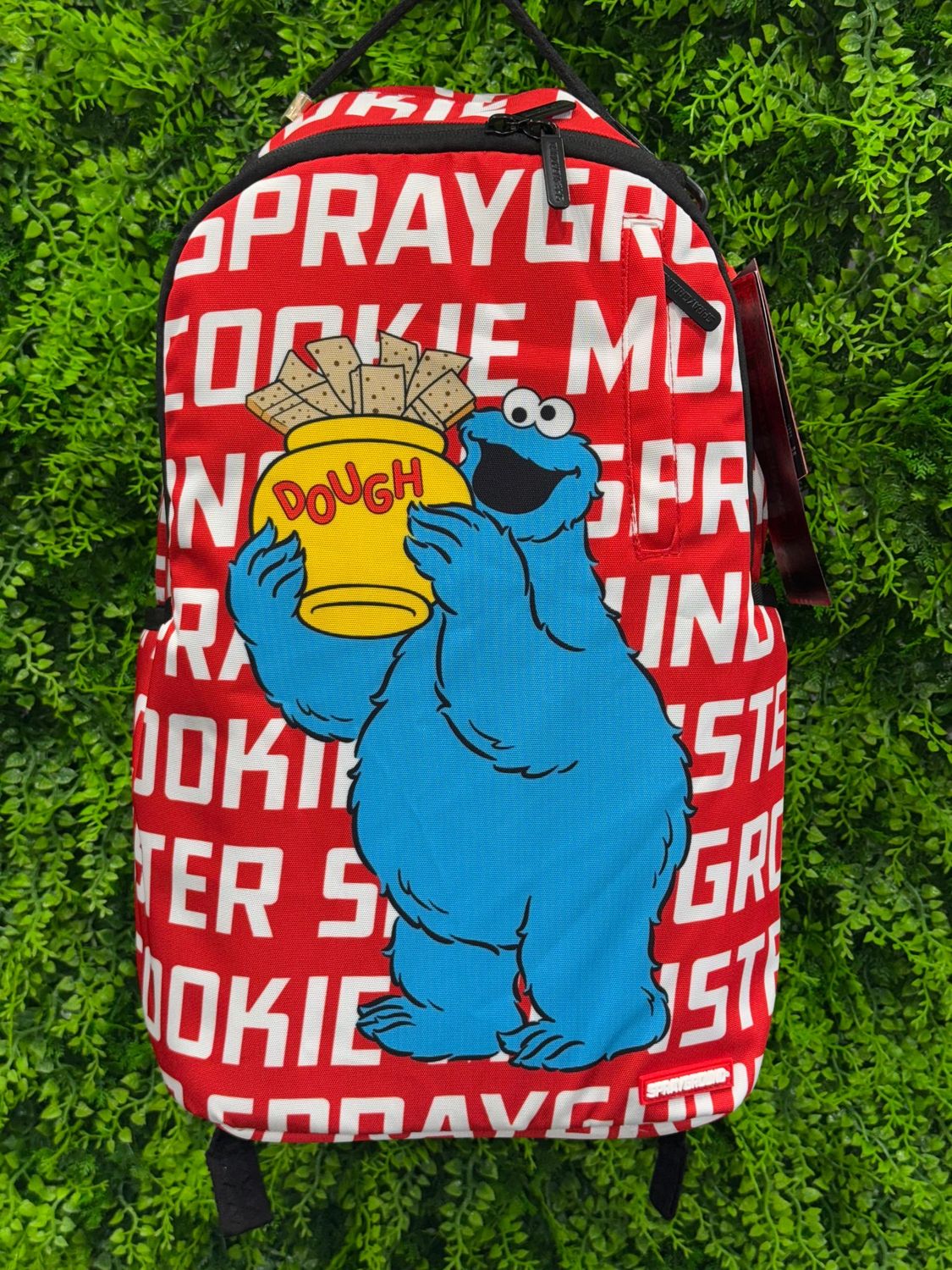 BACKPACK Tessuto Sesame Street Cookie Monster