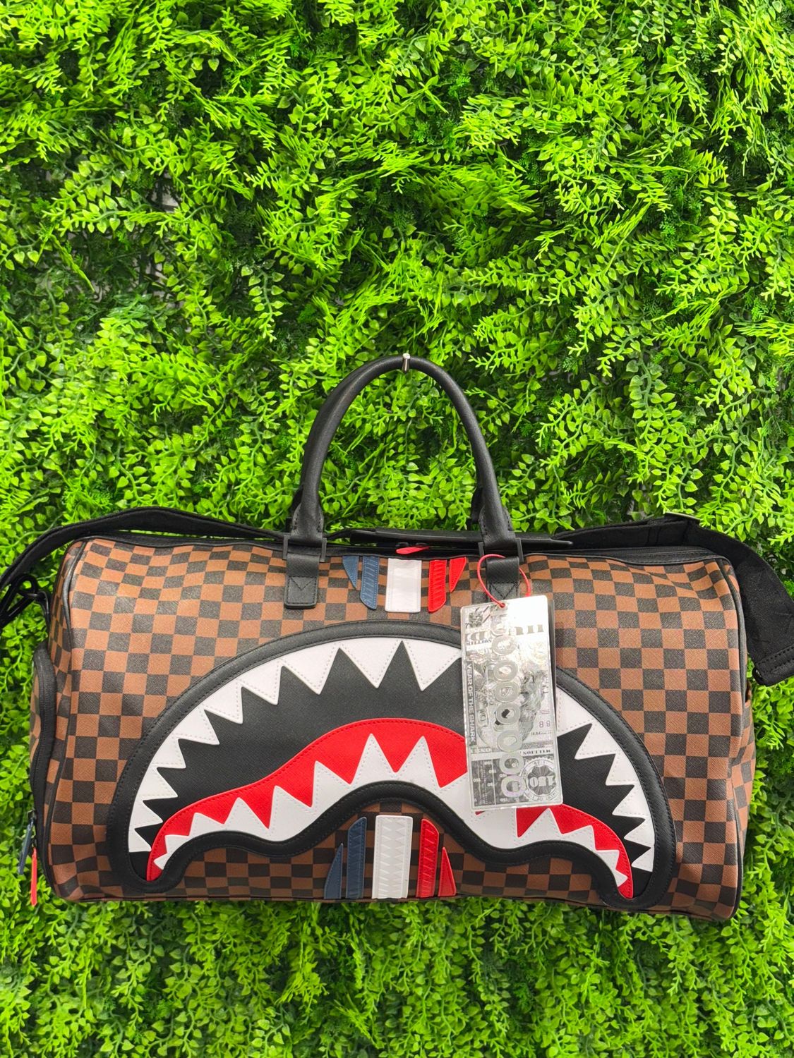 BORSONE VIAGGIO Damier Machine Francaise