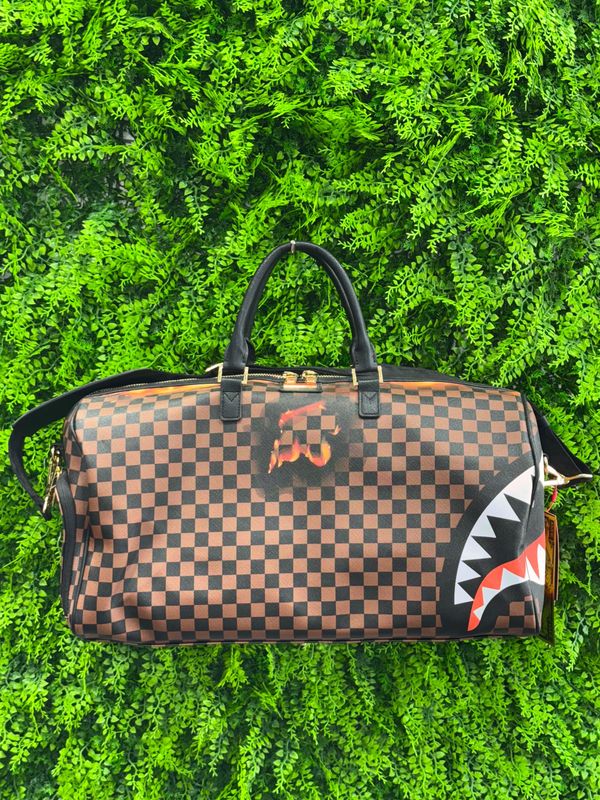 BORSONE VIAGGIO Damier Shark Fire BORSONE VIAGGIO Damier Shark Fire
