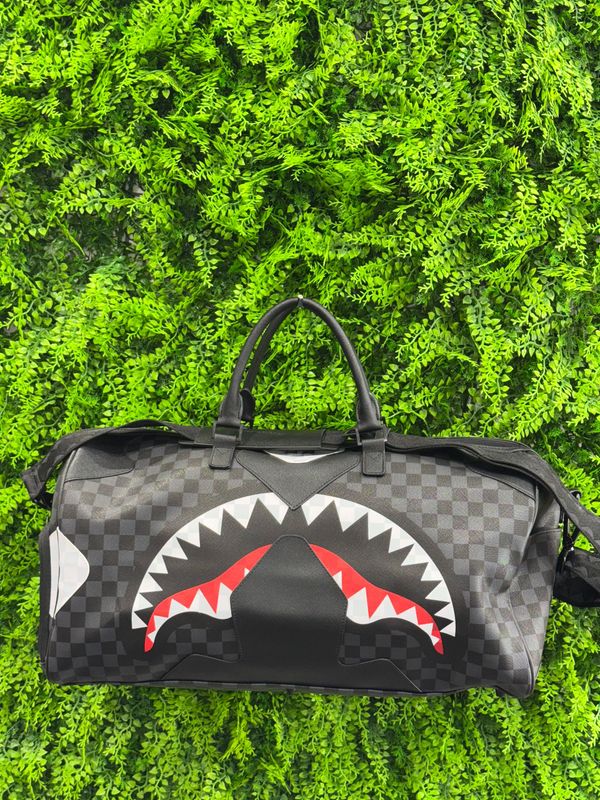 BORSONE VIAGGIO Damier Black Shark