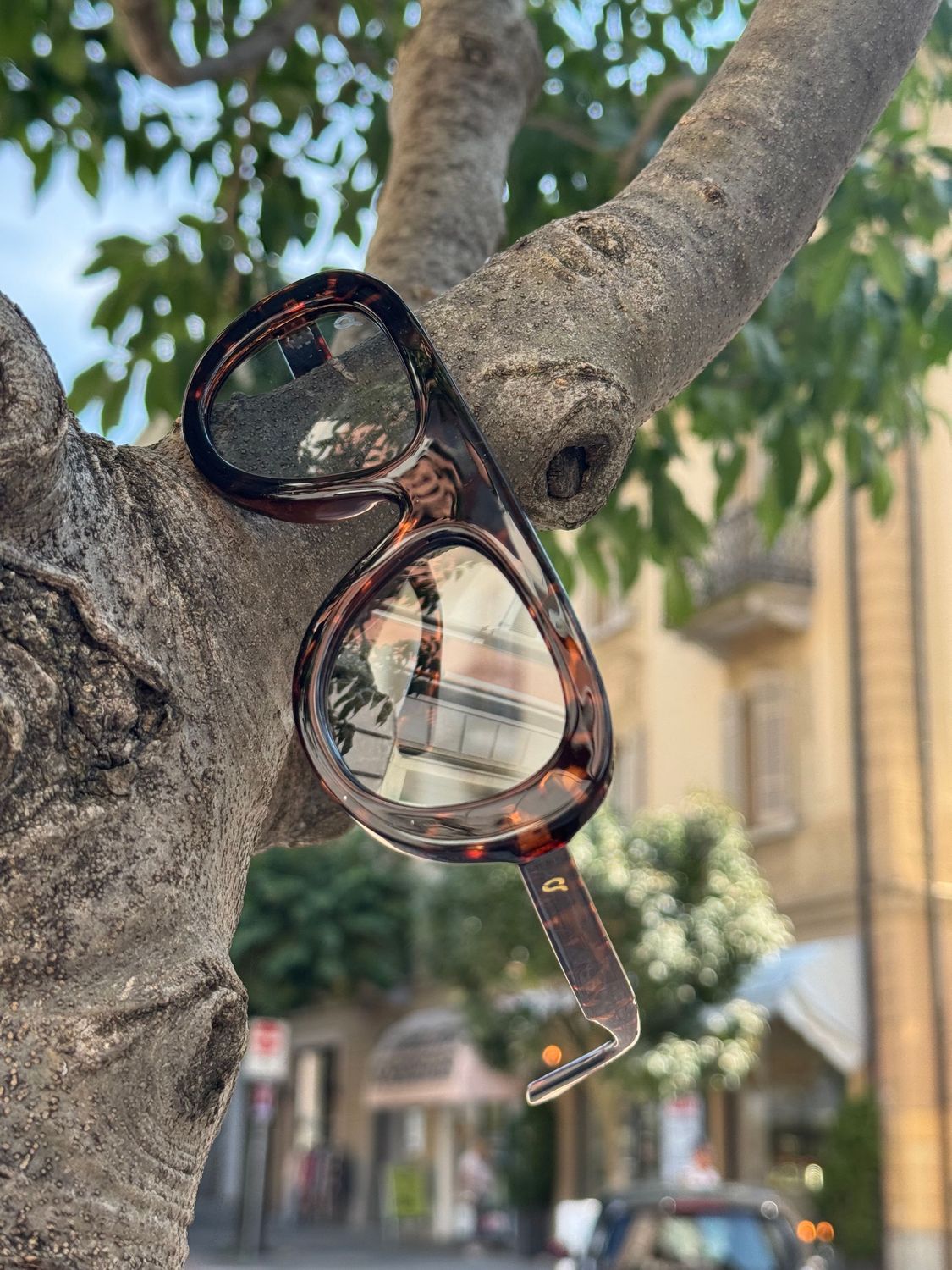 Occhiali da sole OS Sunglasses Lima Tartarugato blu