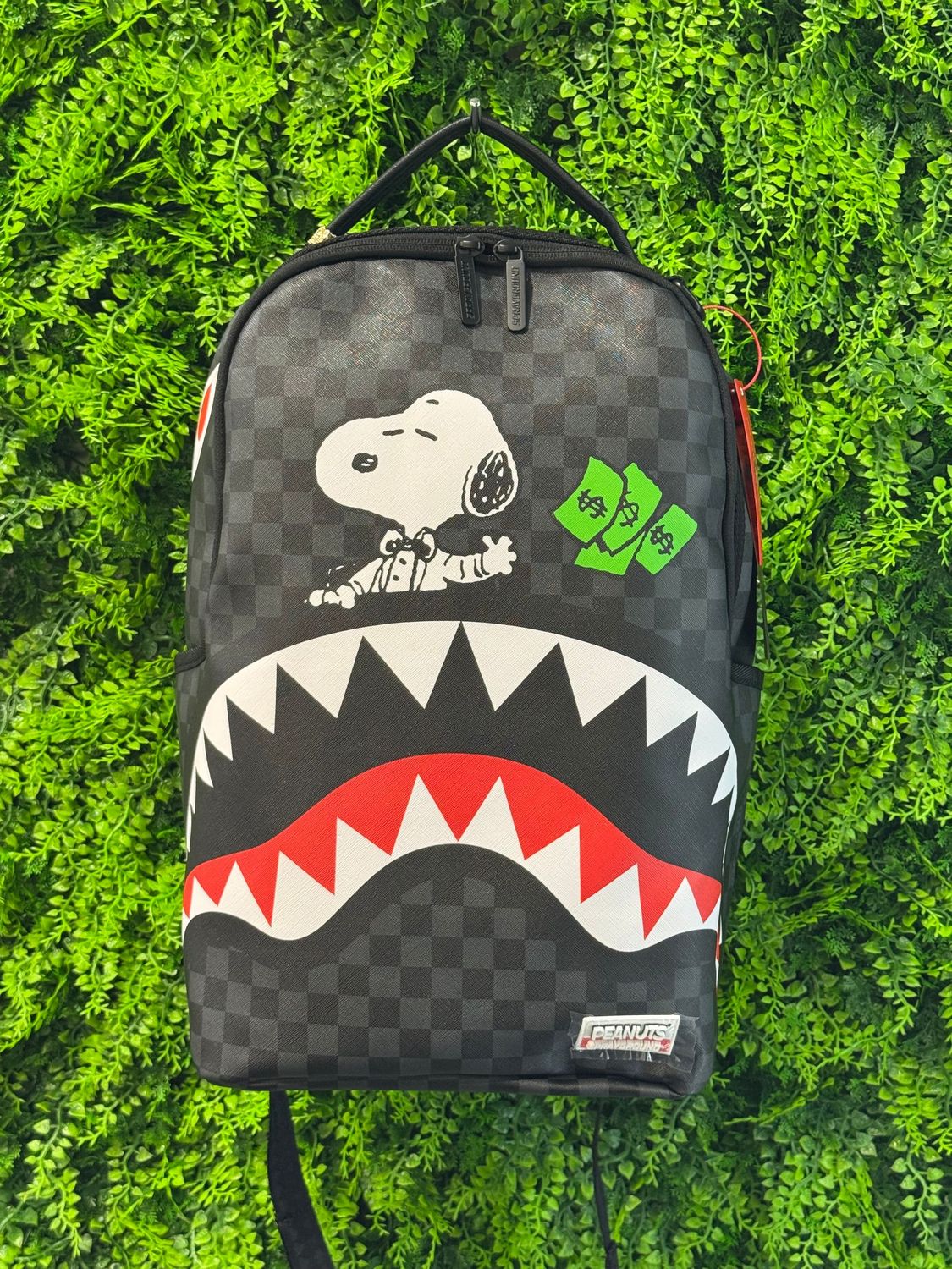 BACKPACK Snoopy Top Shark Money