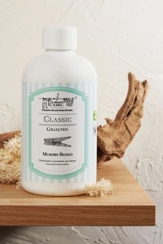 Il Bucato di Adele - Profumatore concentrato per bucato Il Bucato di Adele - Profumatore concentrato per bucato "muschio bianco" (500 ml)