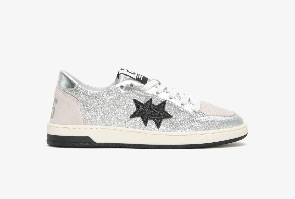 SNEAKERS 2 STAR WEEK Silver-Black