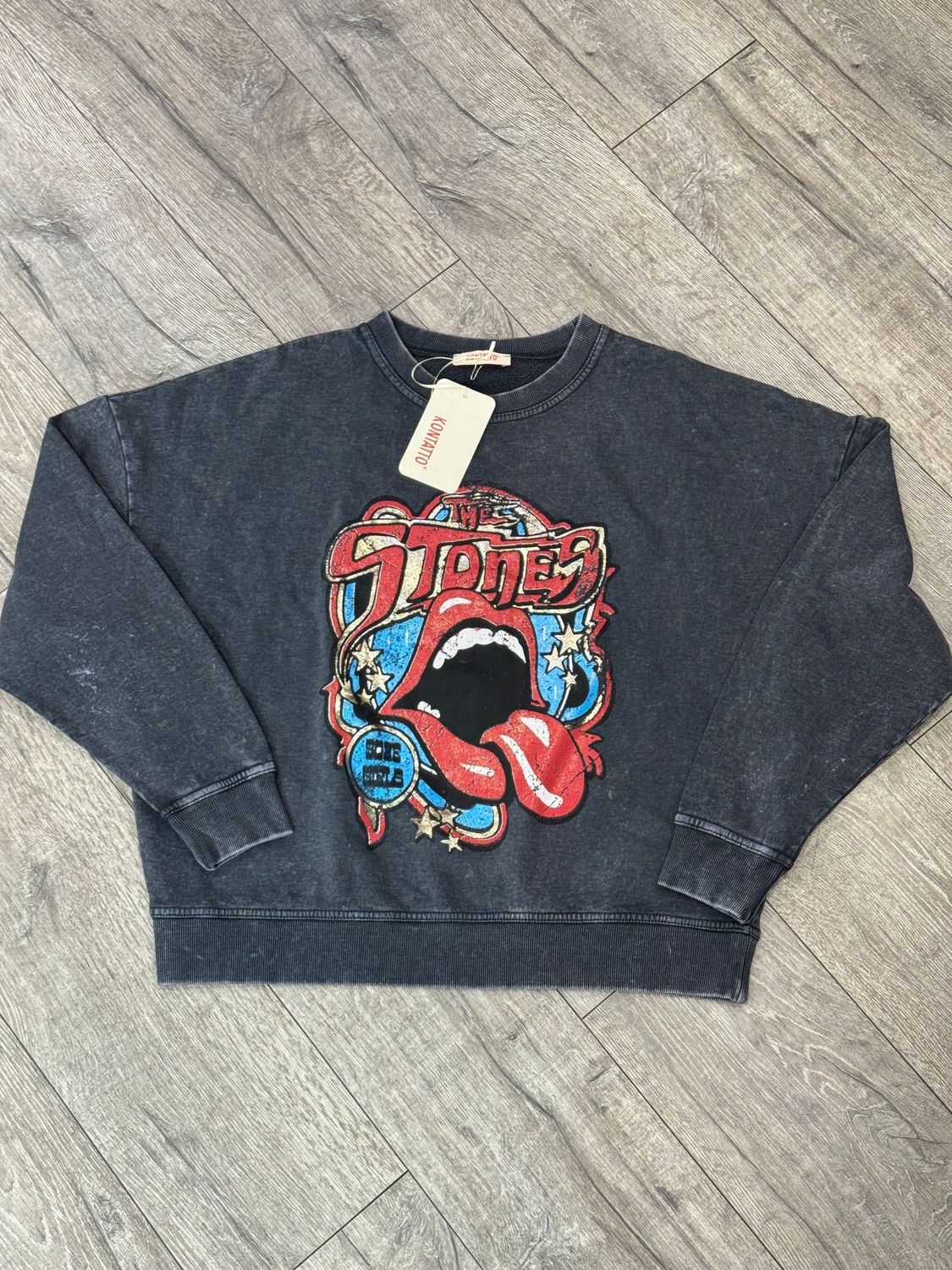 KONTATTO Felpa ONE SIZE  GREY The Stones