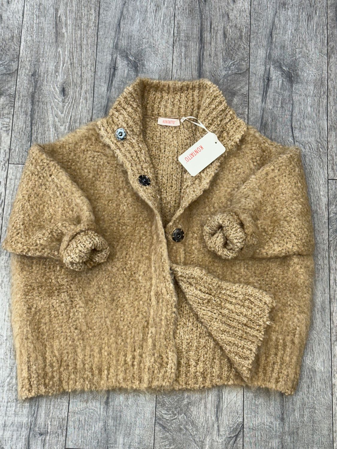 KONTATTO Bomber OVER SIZE Biscotto