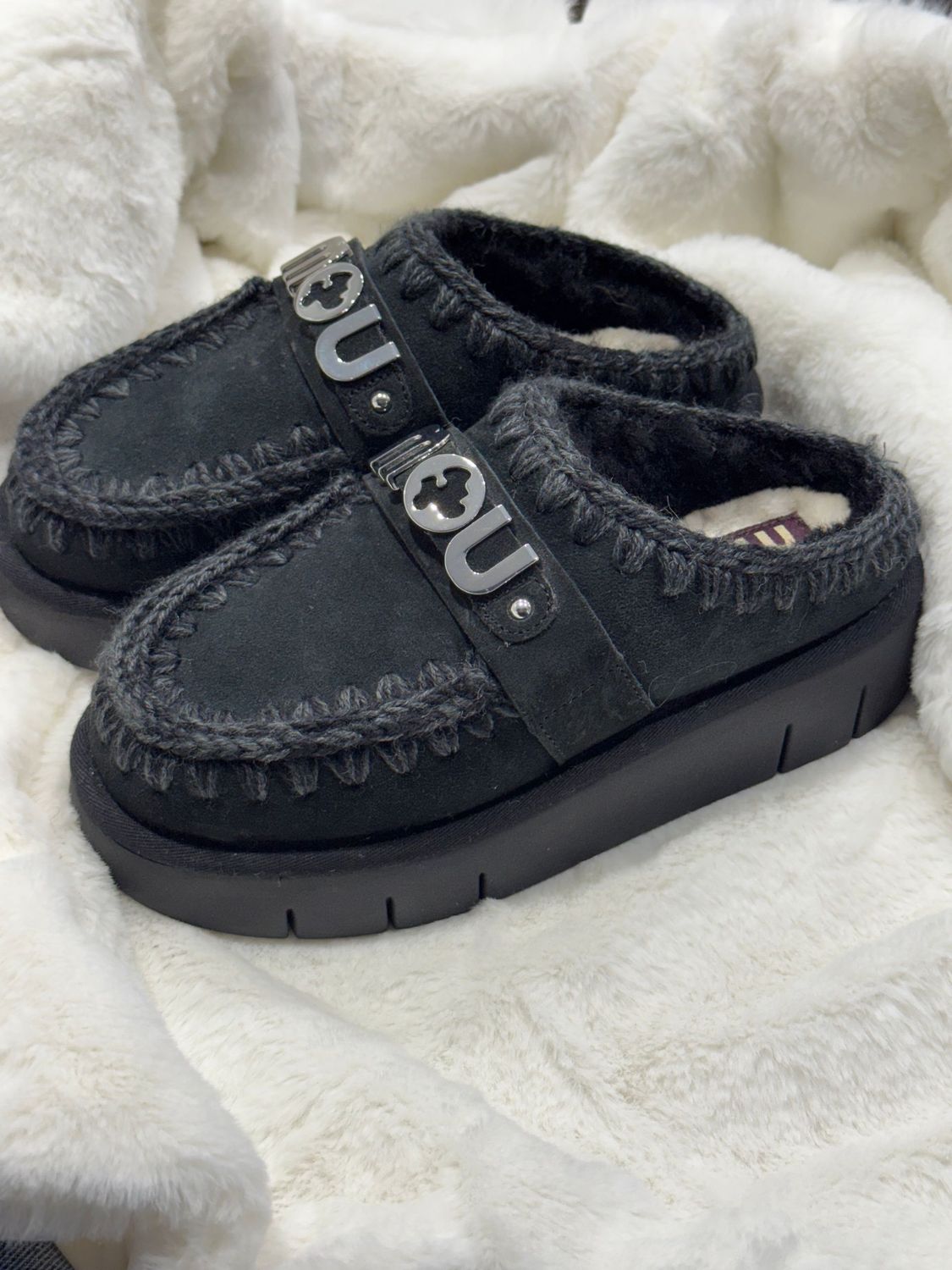 MOU Bounce Clog Metal Black