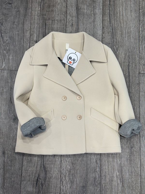 Giacca Cotone taglia unica Beige grigio