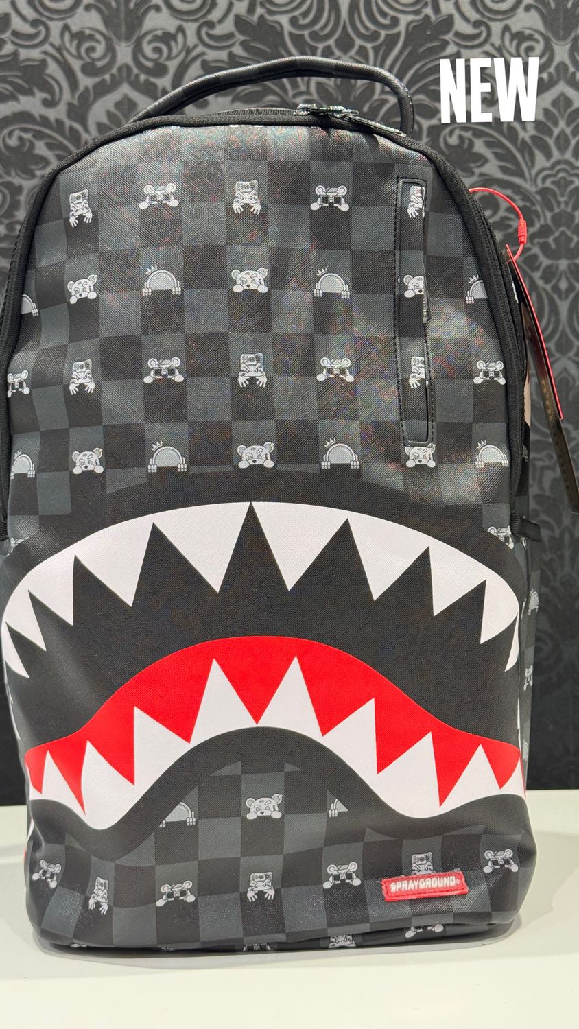 BACKPACK Gray Peeking Character