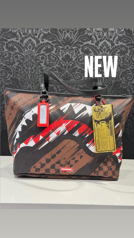 SHOPPER Smeared Grunge Tote