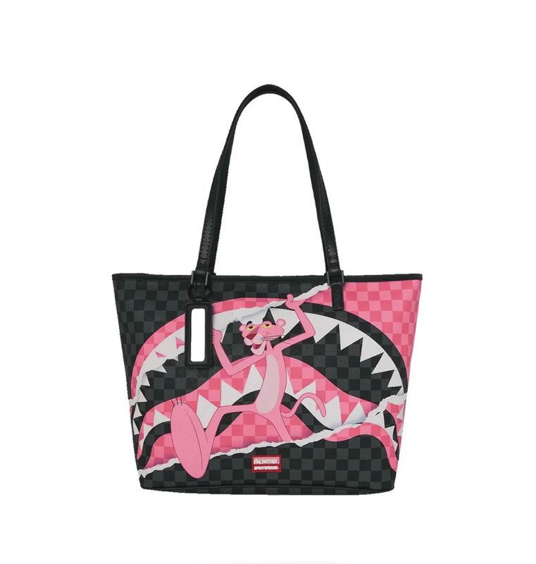 SHOPPER Pink Panther On The Run Tote SHOPPER Pink Panther On The Run Tote
