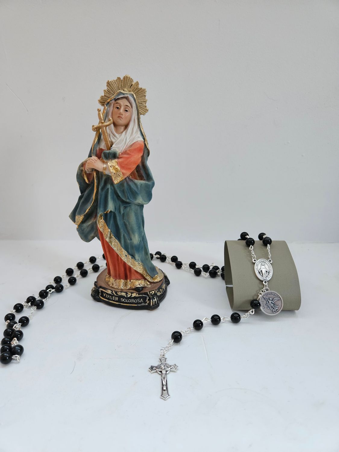 Saint Michael Miraculous Medal Rosary