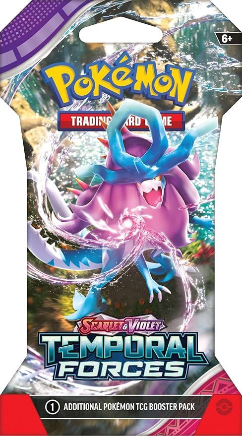 Pokemon SV5 Temporal Forces Sleeved Booster (1 Pack)