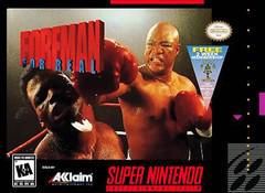 FOREMAN FOR REAL BOX/MANUAL -SNES