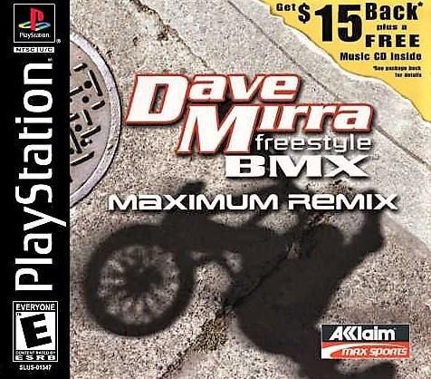 Dave Mirra Freestyle BMX Maximum Remix-PS1
