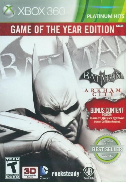 Batman: Arkham City [Game of the Year Platinum Hits] -XB360