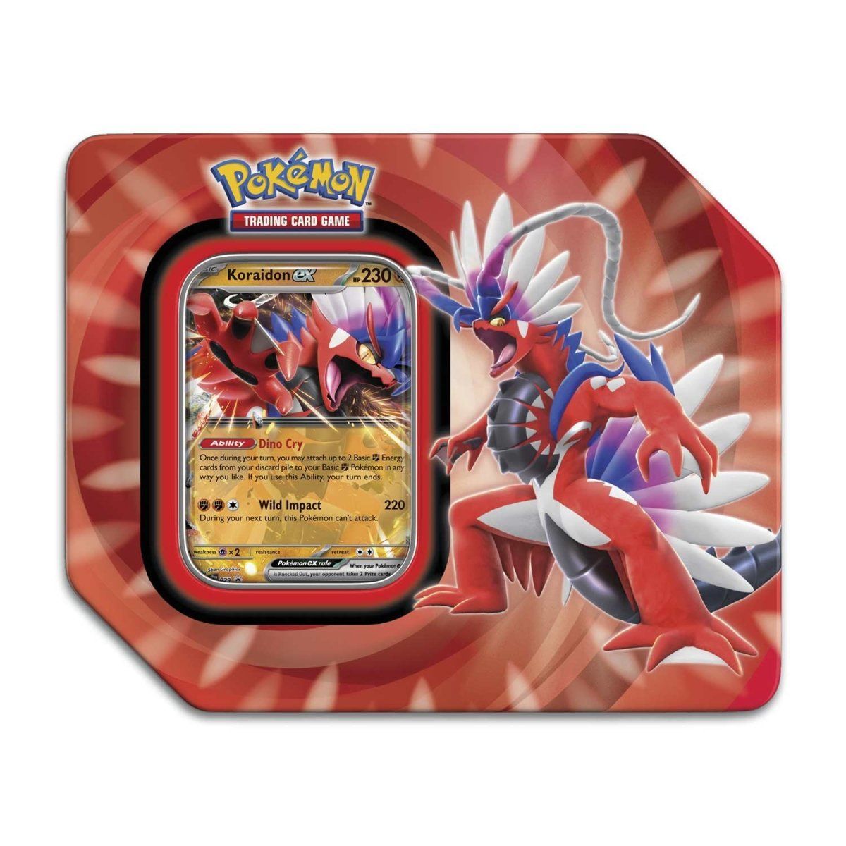 Pokémon Paldea Legends Tin (Koraidon ex)