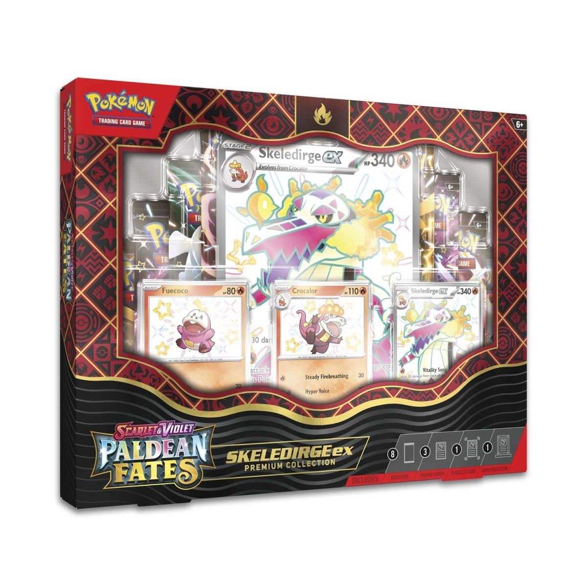 Pokémon SV Paldean Fates Skeledirge ex Premium Collection