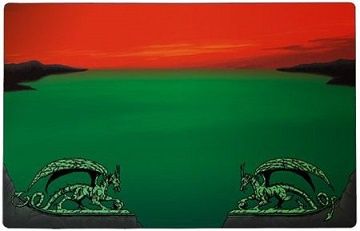 Dragon Shield Play Mat Red Zone