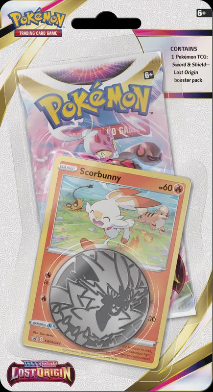 Lost Origin Checklane Blister Pack (Scorbunny)