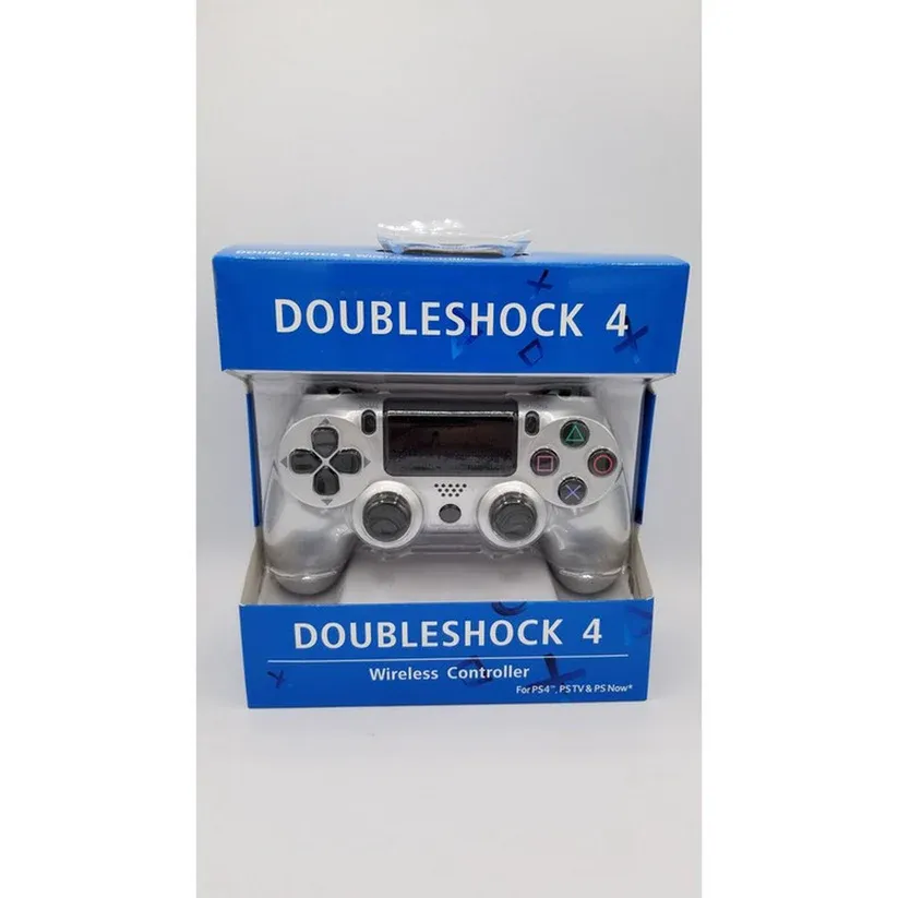 Double Shock 4 Silver Controller - PS4