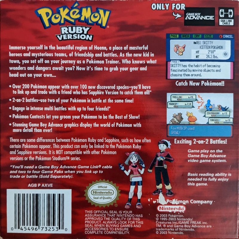 Pokemon Ruby - GBA