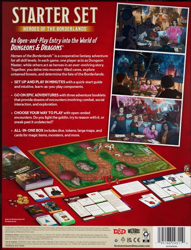 Dungeons &amp; Dragons Starter Set Heroes of the borderlands