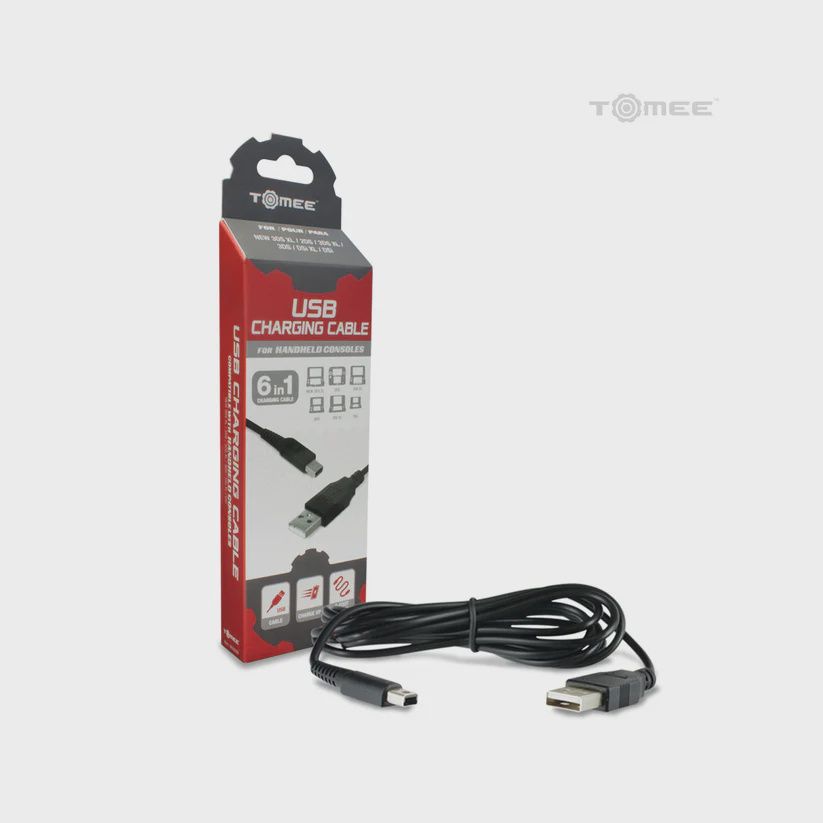 Tomee USB Charging Cable 8 in 1 - 2DS/3DS/DSi