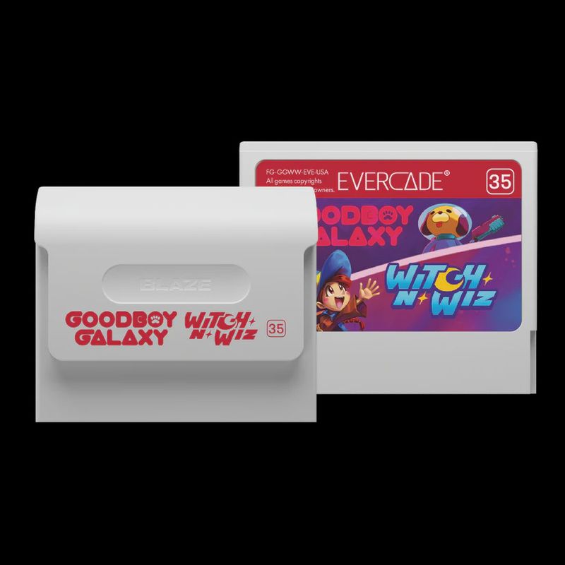 Evercade Goodboy Galaxy / Witch n Wiz - EVC